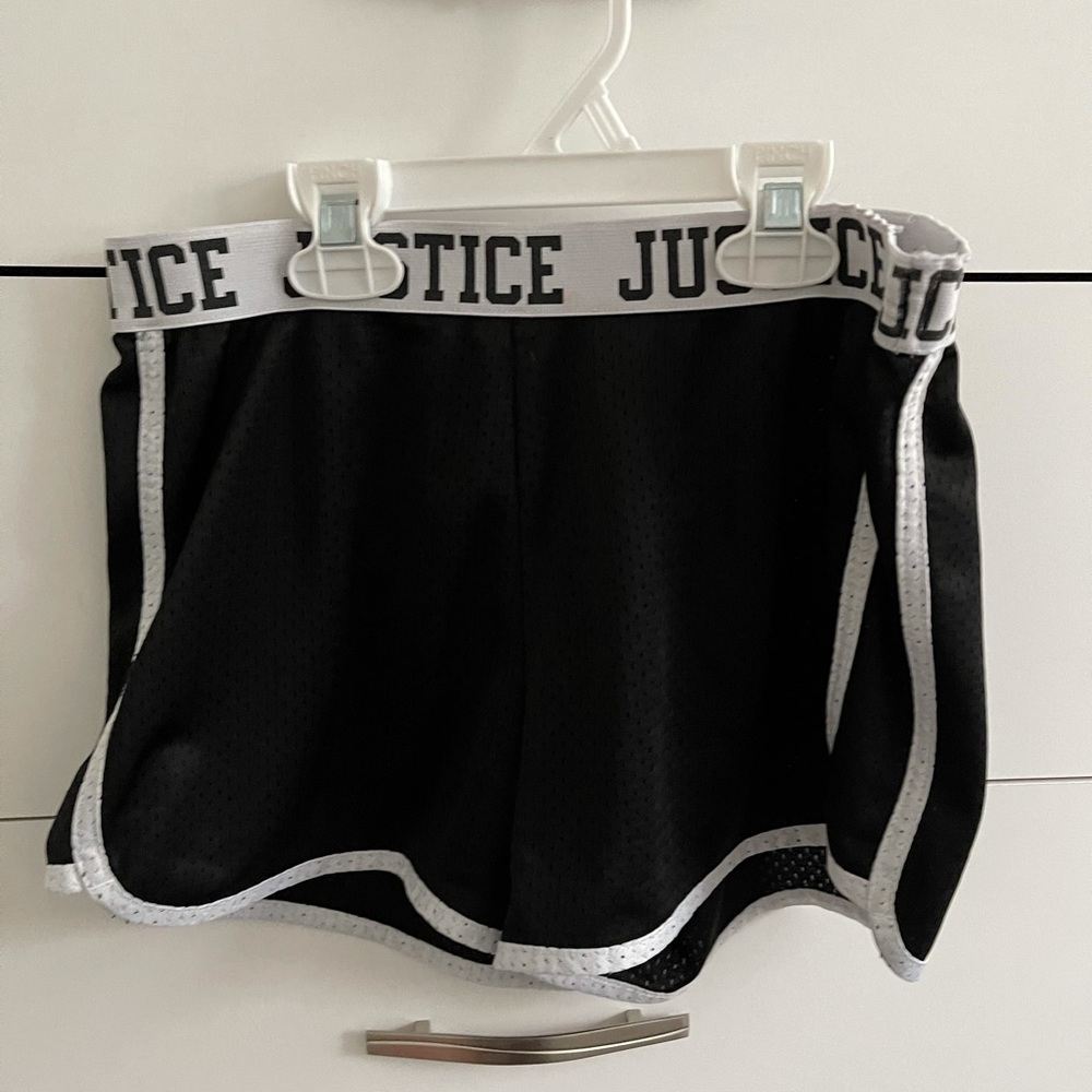 Black Justice Shorts